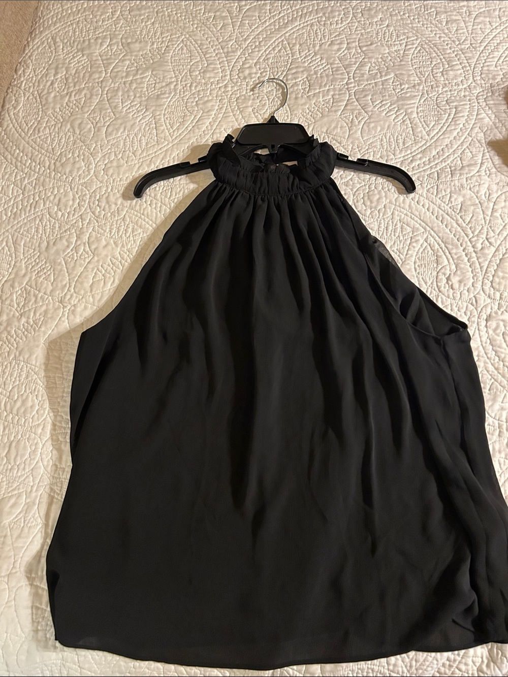 H&M Black High-Neck Sleeveless Camisole